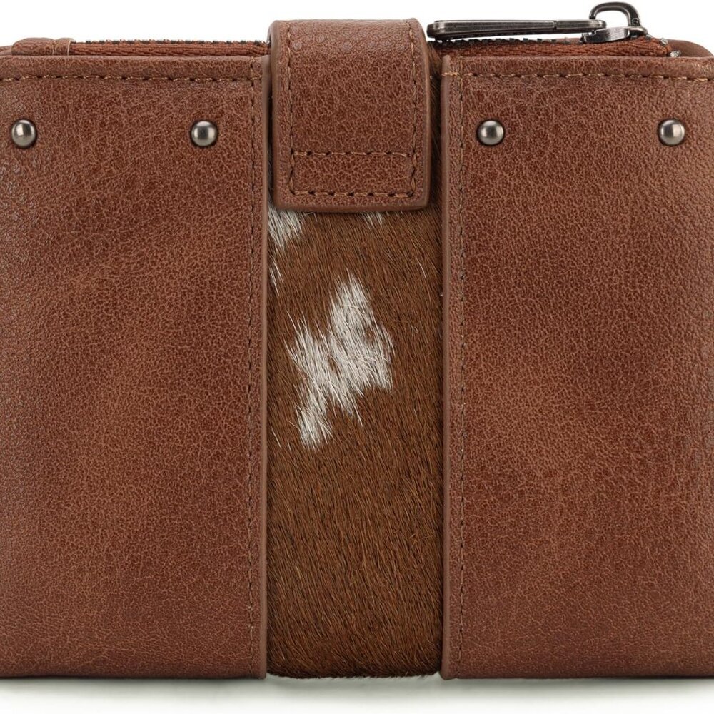 X Wrangler Cowhide Wallets for Women Small Wallets Woman Credit Card Wallet Bifo - Picture 2 of 6